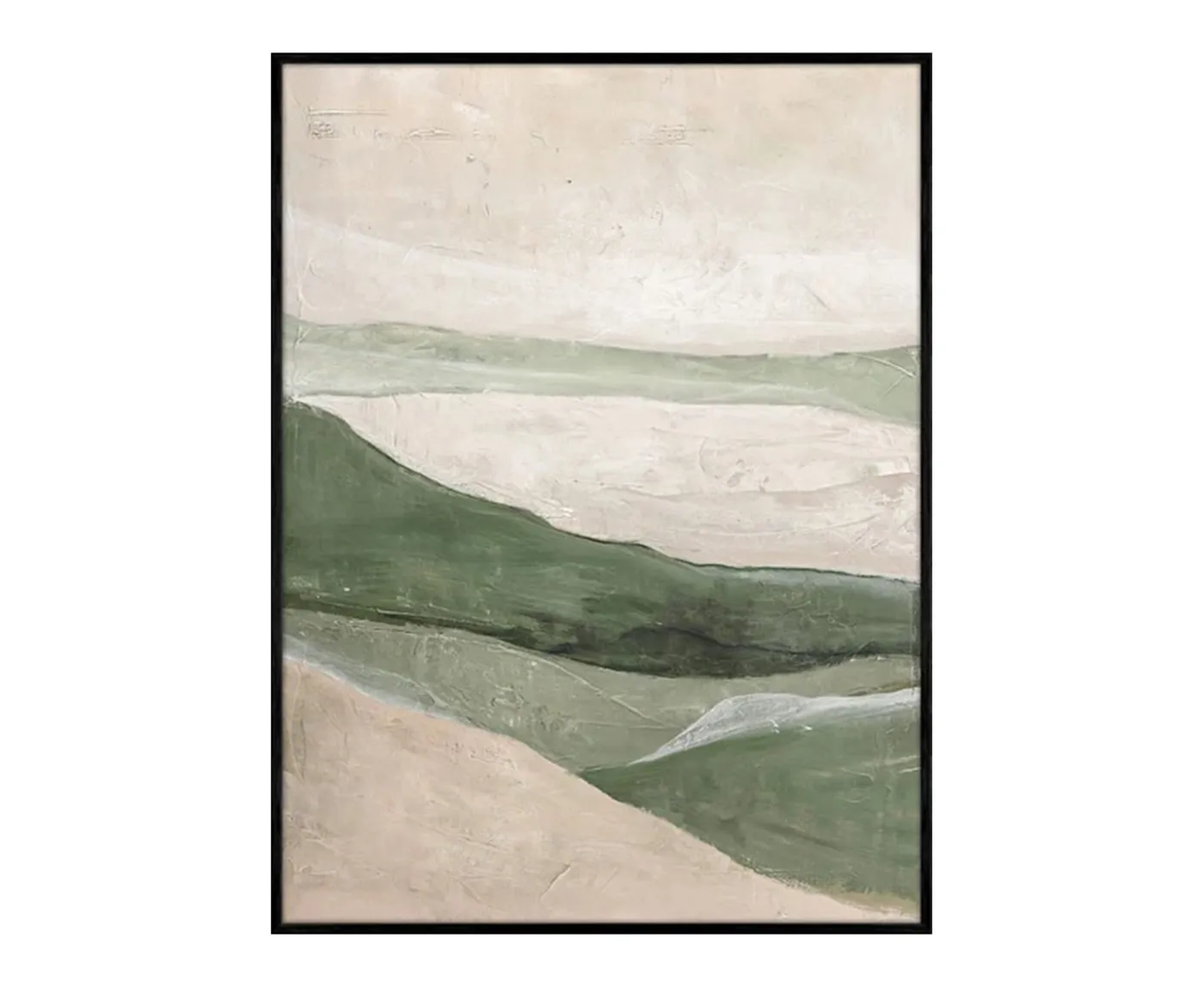 Malerifabrikken Green Field Tavla Black Frame 90x120