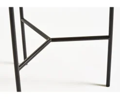 Mavis Tribeca Sidobord Oljad Ek/Svart Ø47