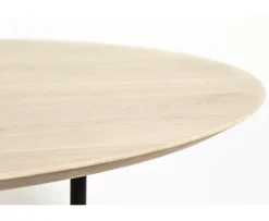 Mavis Tribeca Sidobord Såpad Ek/Vit Ø47