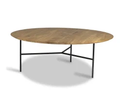 Mavis Tribeca Soffbord Oljad Ek/Svart Ø110