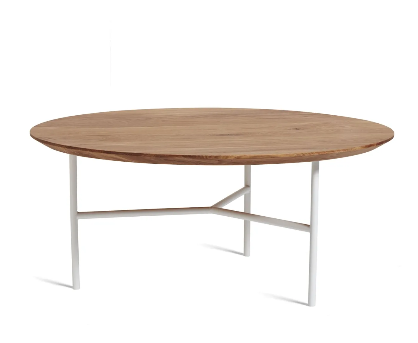 Mavis Tribeca Soffbord Oljad Ek/Vit Ø80