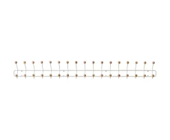 Maze Bill Horizontal Klädhängare White 173cm
