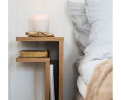 Maze F-Shelf Left Sängbord Natural Oak