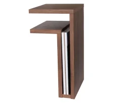 Maze F-Shelf Left Sängbord Walnut