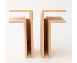 Maze F-Shelf Play Right Sängbord Pine