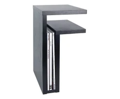 Maze F-Shelf Right Sängbord Black Oak