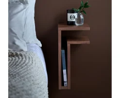 Maze F-Shelf Right Sängbord Walnut
