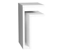 Maze F-Shelf Right Sängbord White