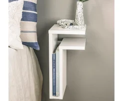 Maze F-Shelf Right Sängbord White