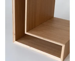 Maze L-Shelf Sängbord Oak