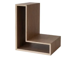 Maze L-Shelf Sängbord Walnut