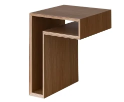 Maze L-Shelf Sängbord Walnut