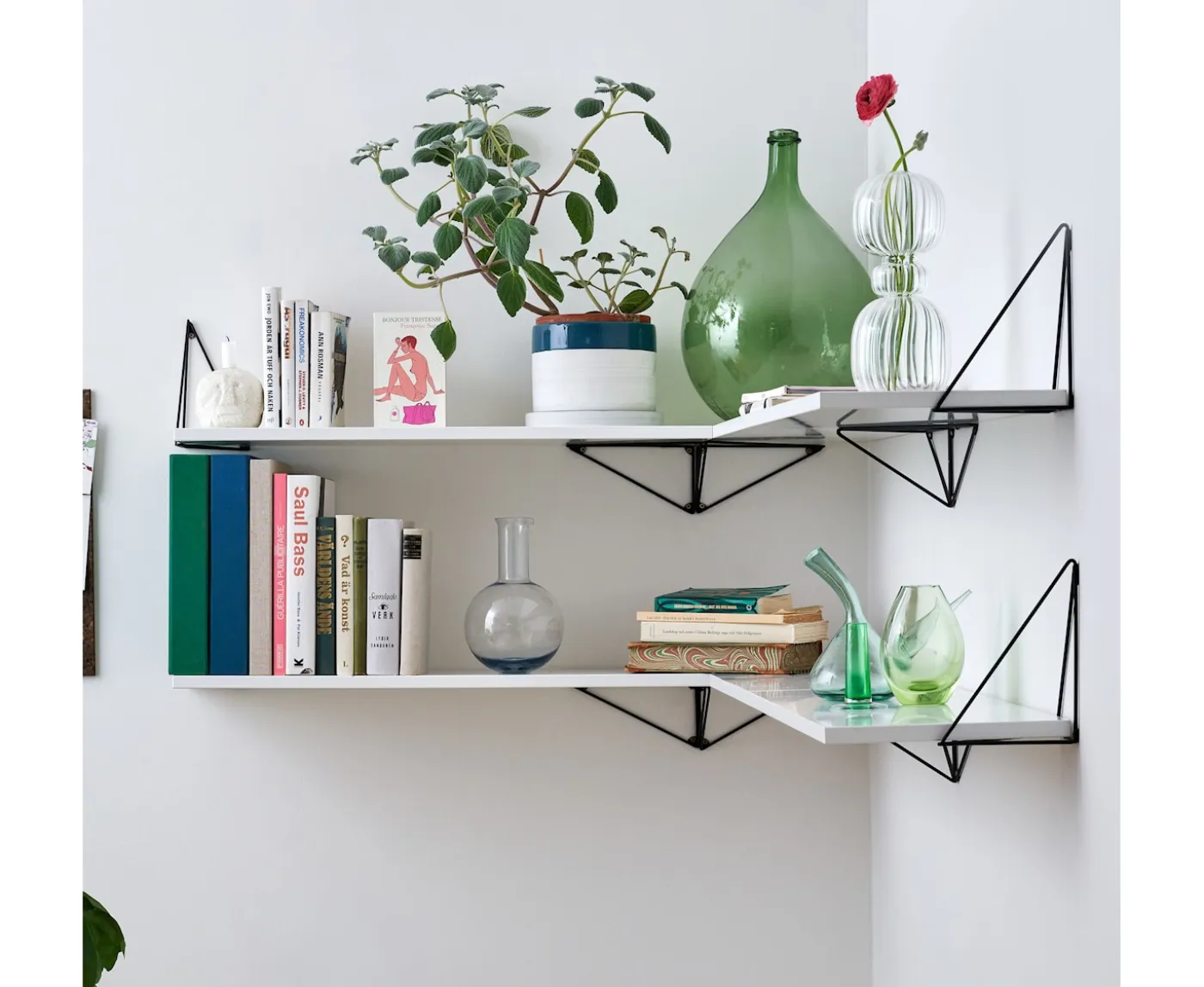 Maze Pythagoras Hyllplan White 20x60cm