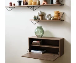 Maze Pythagoras Väggskåp Walnut 27x80