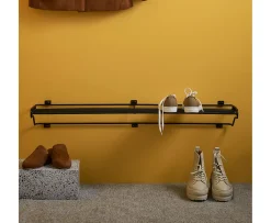 Maze Shoe Shelf Skohylla Black Large