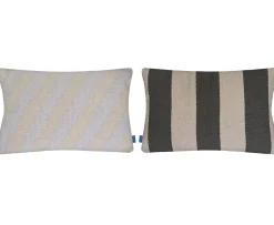 Mette Ditmer Across Kelim Kuddfodral Light Grey 40x60
