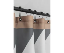 Mette Ditmer Diagonal Duschdraperi Dark Grey