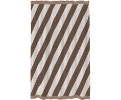 Mette Ditmer Diagonal Duschdraperi Chocolate