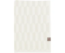Mette Ditmer Geo Handduk Offwhite 70x133