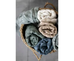 Mette Ditmer Geo Handduk Offwhite 70x133