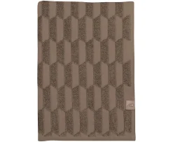 Mette Ditmer Geo Handduk Nougat 50x90