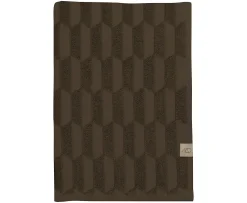 Mette Ditmer Geo Handduk Chocolate 35x55 2-pack
