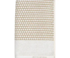 Mette Ditmer Grid Handduk Sand/Offwhite 70x140