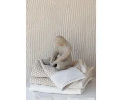 Mette Ditmer Grid Handduk Sand/Offwhite 70x140