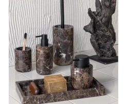 Mette Ditmer Marble Tvålpump Brown Low