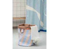Mette Ditmer Nova Arte Duschdraperi Light Blue/Off-White