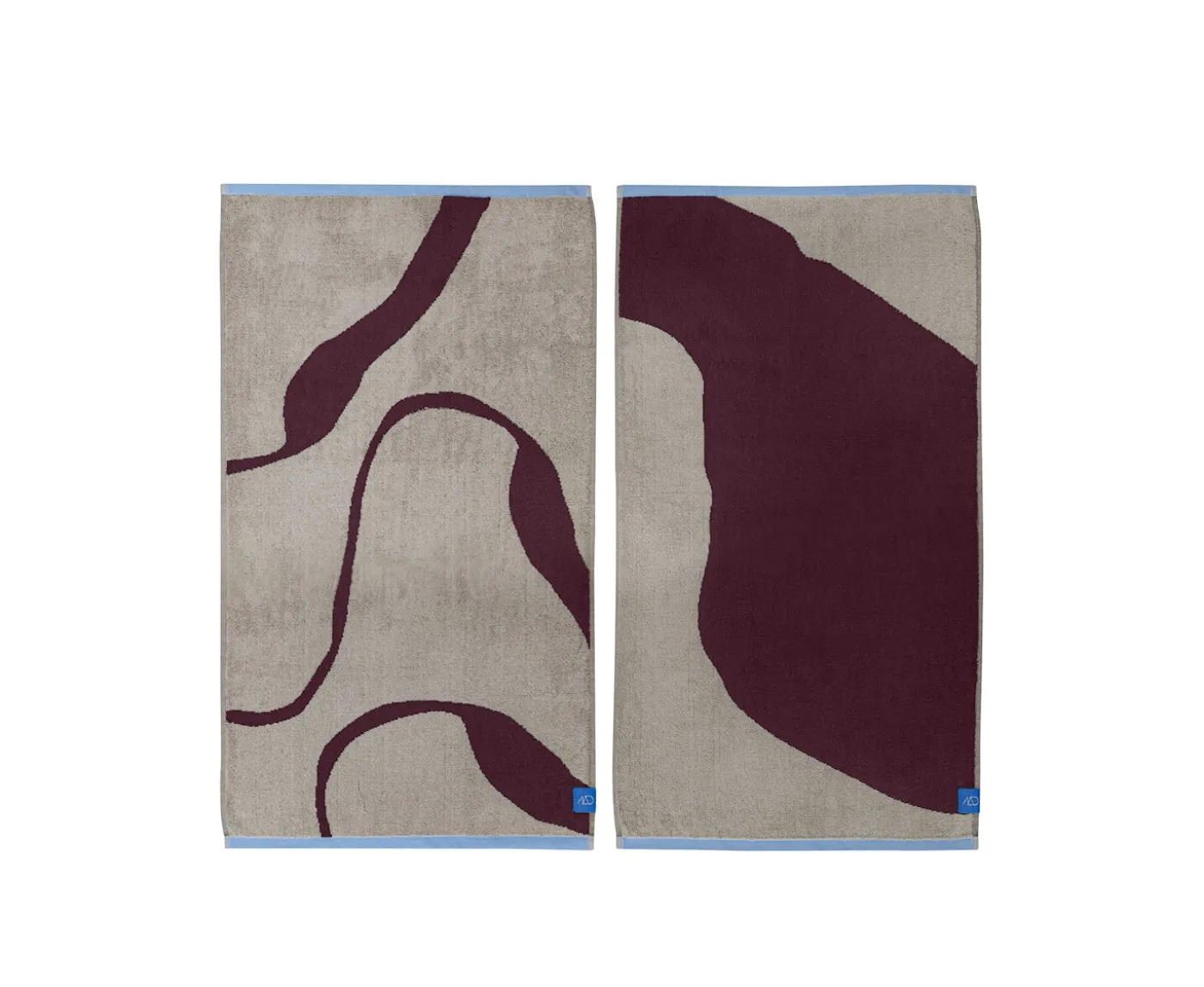 Mette Ditmer Nova Arte Handduk Wine/Sand 40x55 2-pack