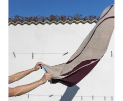 Mette Ditmer Nova Arte Handduk Wine/Sand 70x133