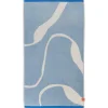 Mette Ditmer Nova Arte Handduk Light Blue/Off-White 70x133