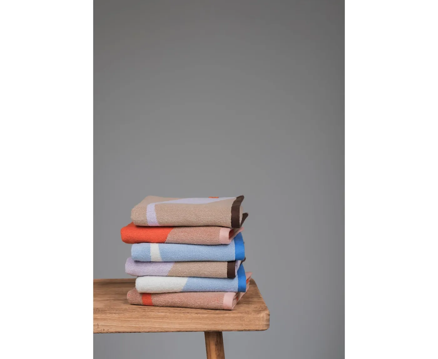 Mette Ditmer Nova Arte Handduk Sand/Lilac 40x55 2-pack