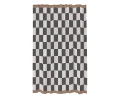 Mette Ditmer Retro Duschdraperi Dark grey 150x200