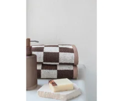 Mette Ditmer Retro Handduk Chocolate 70x133