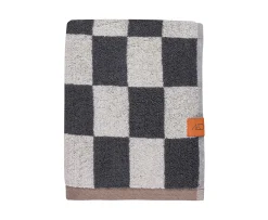 Mette Ditmer Retro Handduk Dark grey 50x90