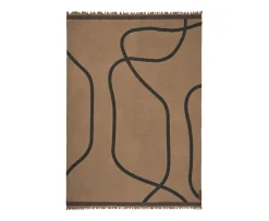 Mette Ditmer Shadow Pläd Latte/Black 130x175