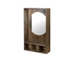 Mette Ditmer Show-me Spegel med Hylla Dark oiled Small