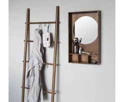 Mette Ditmer Show-me Spegel med Hylla Dark oiled Small