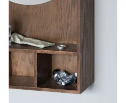 Mette Ditmer Show-me Spegel med Hylla Dark oiled Small