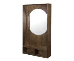 Mette Ditmer Show-me Spegel med Hylla Dark oiled Large