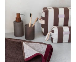 Mette Ditmer Soft Handduk Brown/Sand 50x90