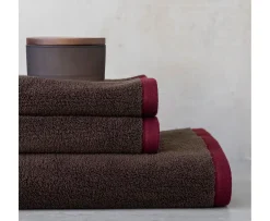 Mette Ditmer Soft Handduk Brown/Sand 50x90