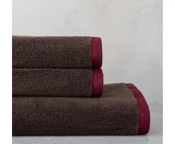Mette Ditmer Soft Handduk Brown/Sand 40x55 2-pack