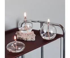 Mette Ditmer Aura Oljelampa Transparent Large
