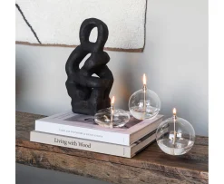 Mette Ditmer Aura Oljelampa Transparent Small