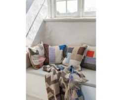 Mette Ditmer Brick Kuddfodral Chocolate 50x50