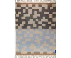 Mette Ditmer Maze Pläd Light Blue 130x190