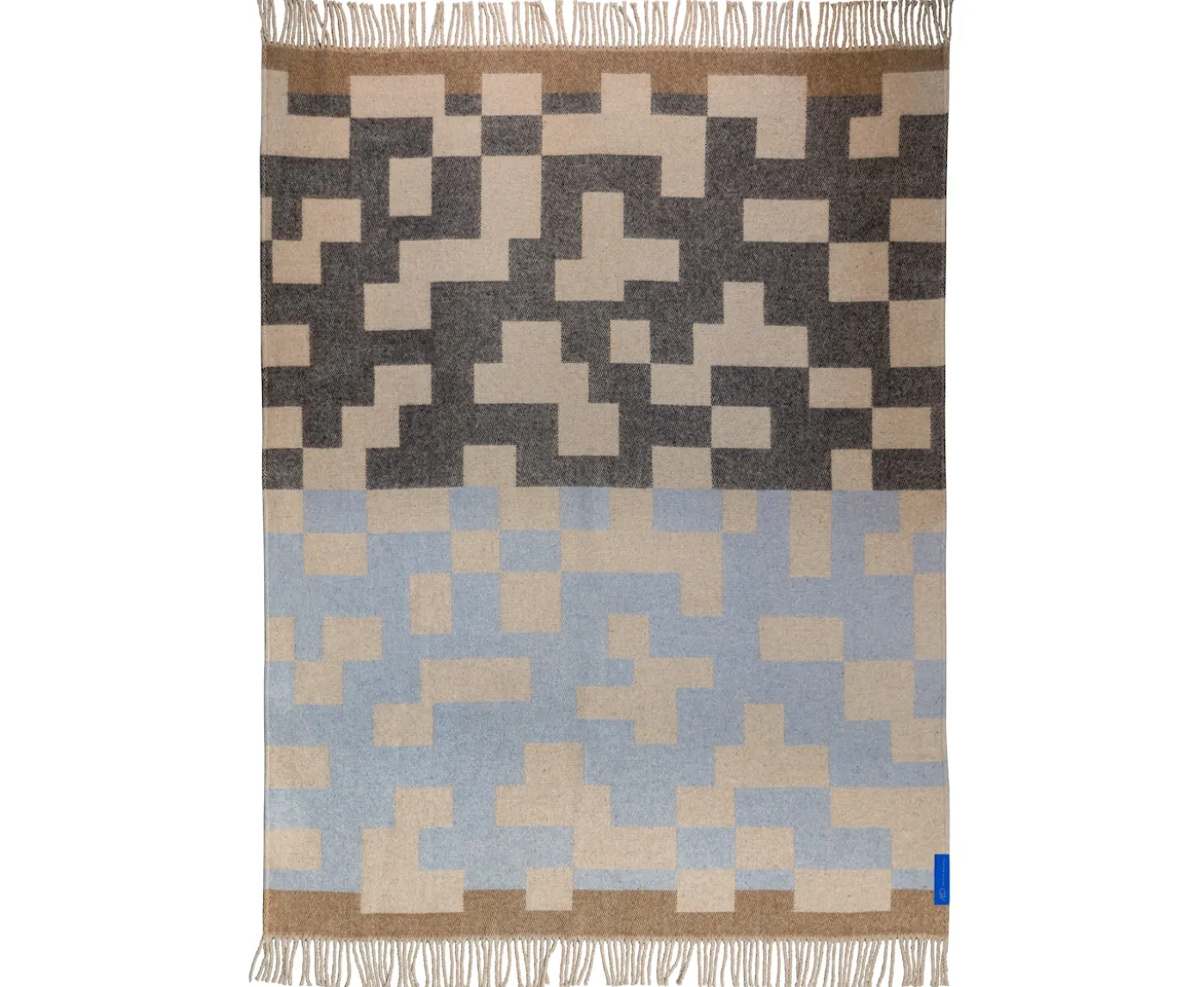 Mette Ditmer Maze Pläd Light Blue 130x190